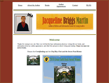 Tablet Screenshot of jacquelinebriggsmartin.com